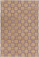 Shirley Global Camel/Mauve Area Rug