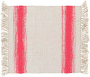 Snowflake Modern Bright Pink/Khaki Area Rug