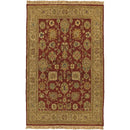 Subiaco Traditional Tan/Maroon Area Rug