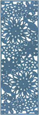 Summerville Modern Bright Blue Area Rug