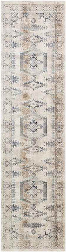 Burford Traditional Aqua Area Rug