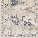 Burford Traditional Aqua Area Rug