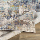 Burntwood Modern Navy Area Rug