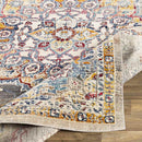 Bury Traditional White Area Rug