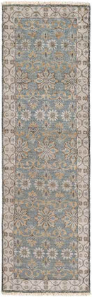 Vallejo Traditional Teal/Charcoal Area Rug