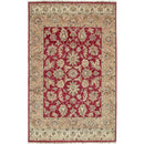 Vienna Traditional Beige/Burgundy Area Rug