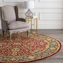 Waldenburg Traditional Burgundy Area Rug