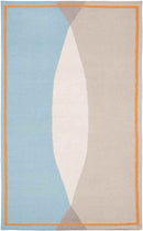 Wilmar Modern Beige/Blue Area Rug