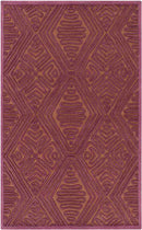 Winchester Modern Purple/Beige Area Rug