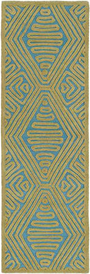 Winchester Modern Green/Blue Area Rug