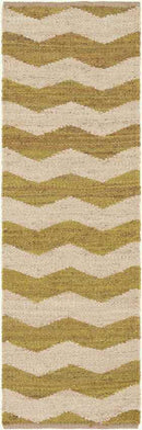 Alpha Global Lime/Cream Area Rug