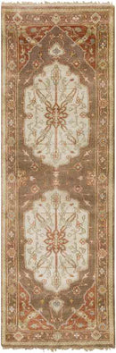 Gladstone Traditional Camel/Burnt Orange Area Rug
