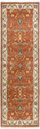Grandview Traditional Burnt Orange Area Rug