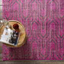 Bement Modern Bright Purple Area Rug