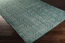 Bement Modern Teal Area Rug