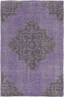 Benld Traditional Violet Area Rug