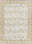 Treherne Traditional Beige/Blue Area Rug