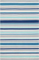 Fareham Modern Dark Blue/Ivory Area Rug