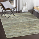 Gateshead Modern Dark Green Area Rug