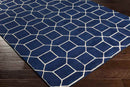 Hadleigh Modern Navy/Ivory Area Rug