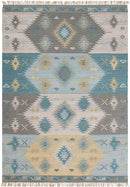 Hartland Rustic Aqua Area Rug