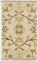 Hawes Traditional Tan Area Rug