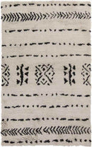 Morley Global Ivory/Black Area Rug