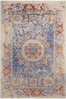 Newhaven Traditional Navy Area Rug