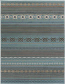 Rothbury Rustic Teal Area Rug