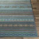 Rothbury Rustic Teal Area Rug
