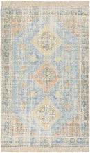 Sandown Traditional Sky Blue Area Rug