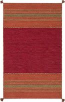 Slough Global Dark Red Area Rug