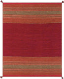 Slough Global Dark Red Area Rug