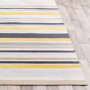 Fareham Modern Light Gray/Yellow Area Rug