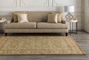 Forli Traditional Khaki Area Rug