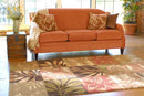 Carstairs Modern Burnt Orange Area Rug