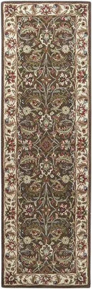 Cochrane Traditional Dark Brown Area Rug