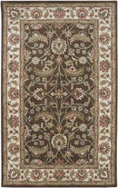 Cochrane Traditional Dark Brown Area Rug