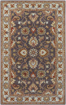 Paris Traditional Charcoal Area Rug
