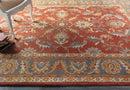 Daysland Traditional Rust Area Rug