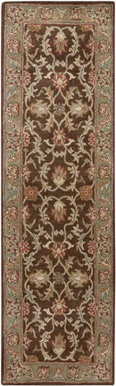Daysland Traditional Dark Brown Area Rug
