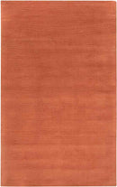 Rennes Modern Burnt Orange Area Rug