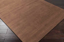 Rennes Modern Dark Brown Area Rug