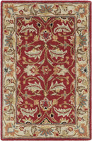 Cochrane Traditional Dark Red Area Rug
