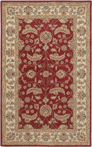 Cochrane Traditional Dark Red Area Rug