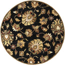 Grimshaw Traditional Black Area Rug