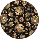 Grimshaw Traditional Black Area Rug