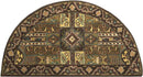 Legal Traditional Olive Area Rug