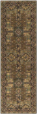Legal Traditional Olive Area Rug