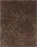 Le Havre Cottage Dark Brown Area Rug